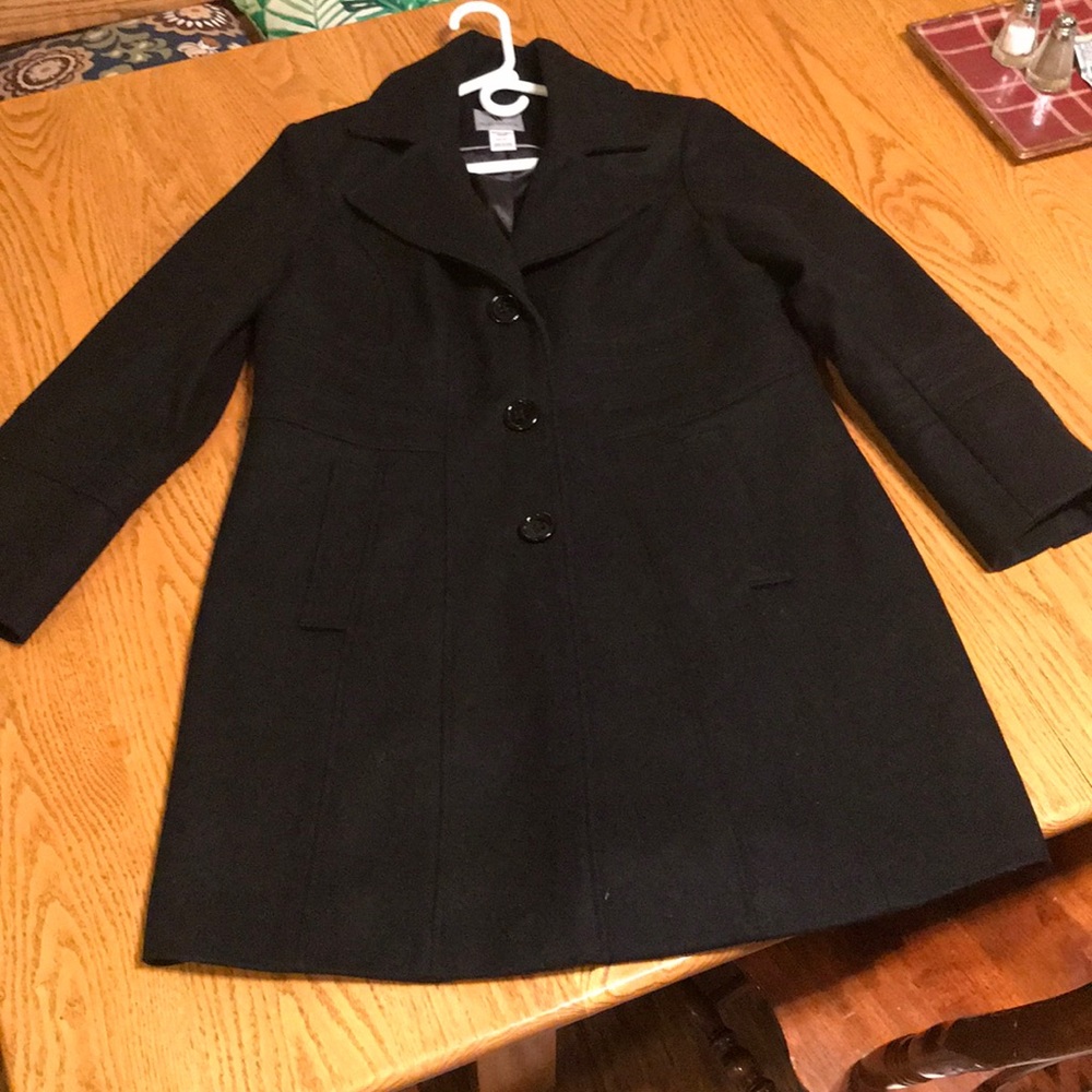Worthington pea coat, black